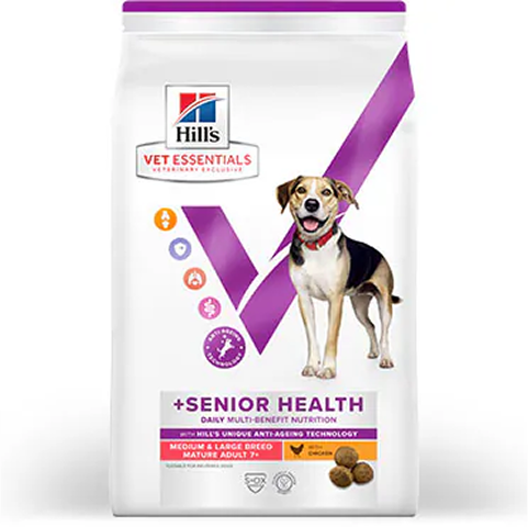 Multi-Benefit +Senior Health Dog Food Packshot