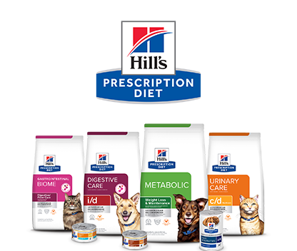 Hill's Pet Prescription Diet produktų asortimentas